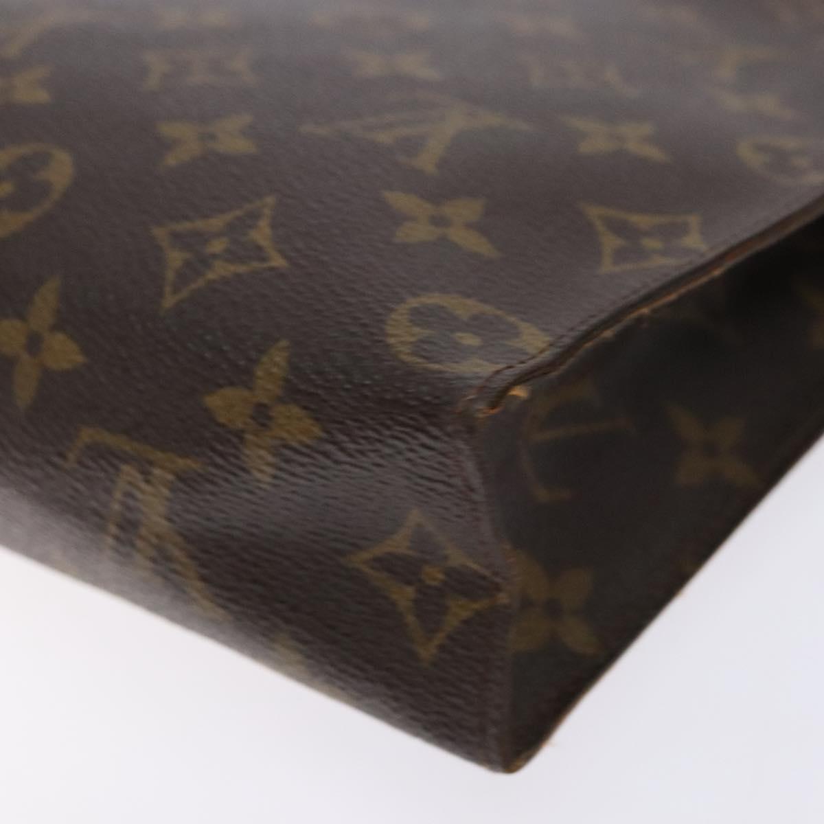 LOUIS VUITTON Monogram Poche Toilette 26 Pouch M47542 LV Auth 134223