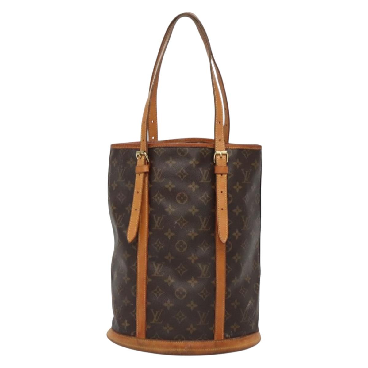 LOUIS VUITTON Monogram Bucket GM Shoulder Bag M42236 LV Auth 134242