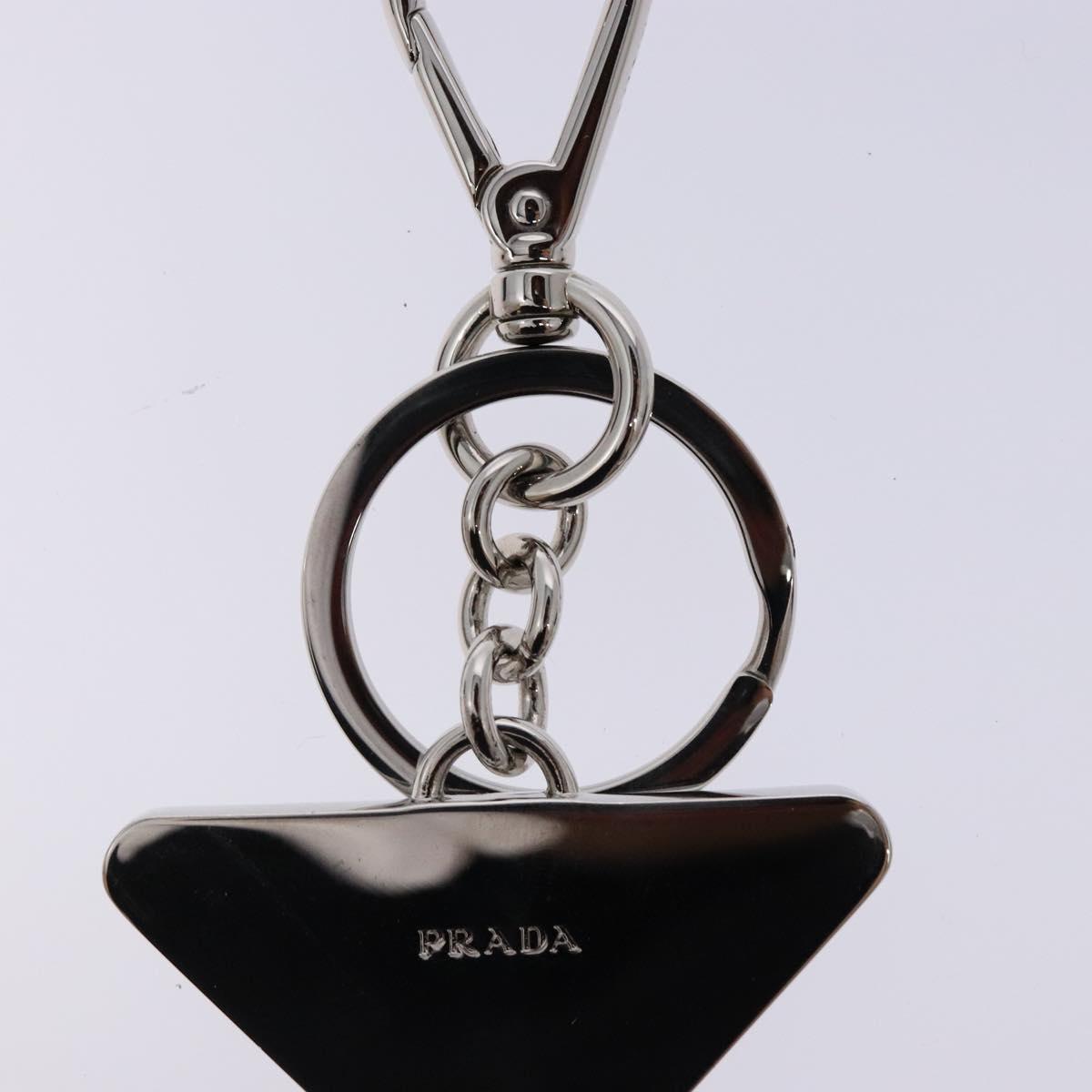 PRADA Key Charm metal Silver Auth 134252V