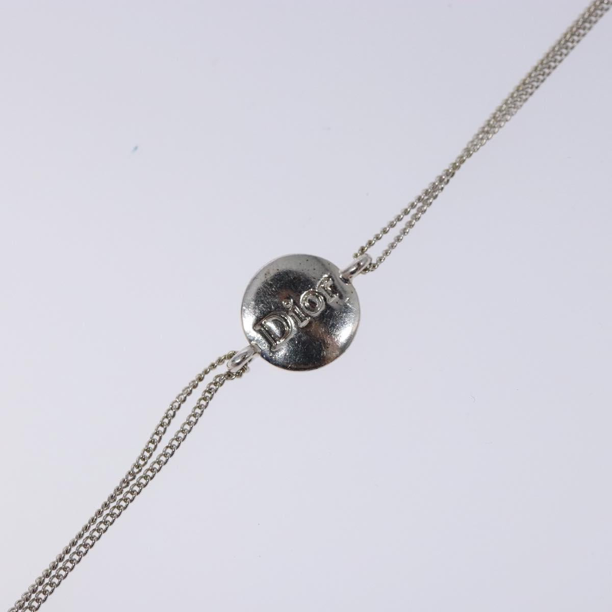 Christian Dior Bracelet metal Silver Auth 134256