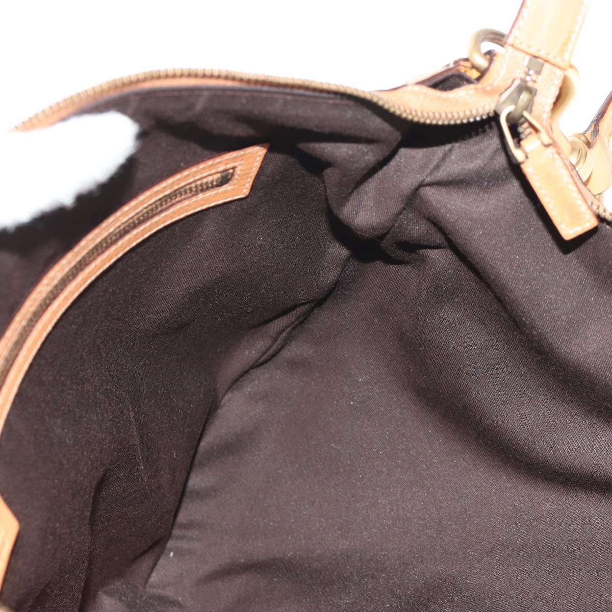 GUCCI Interlocking Shoulder Bag Canvas Multicolor Gold Auth 134341SAV