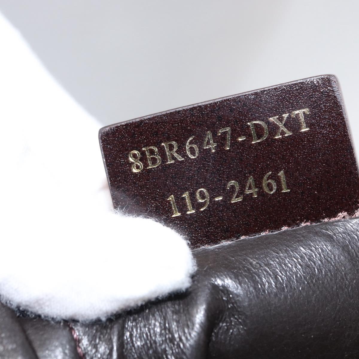 FENDI Zucca Canvas Tote Bag Black Brown Auth 134349AV