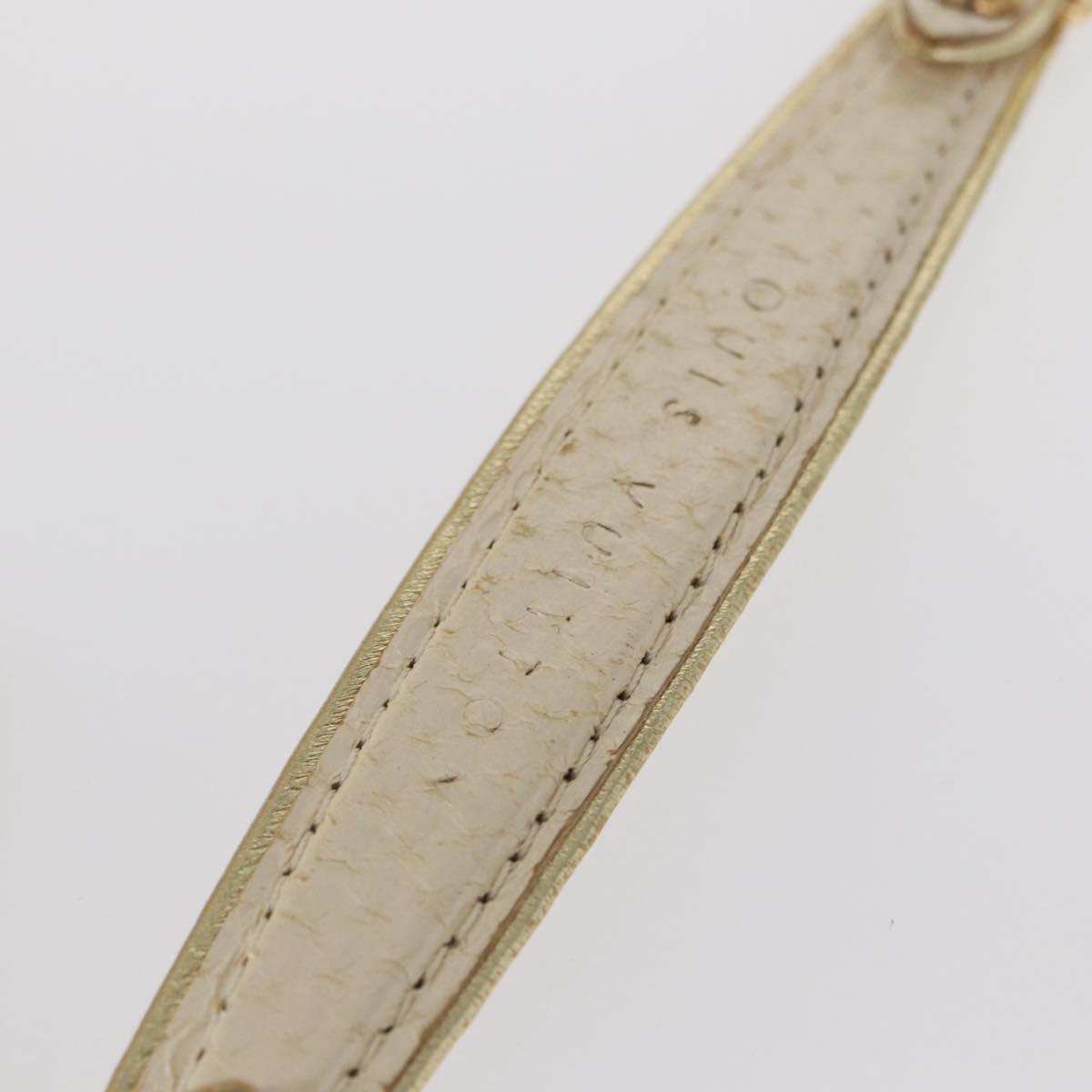 LOUIS VUITTON Multicolor Satin Omoniere Pouch White M92060 LV Auth 134363AV