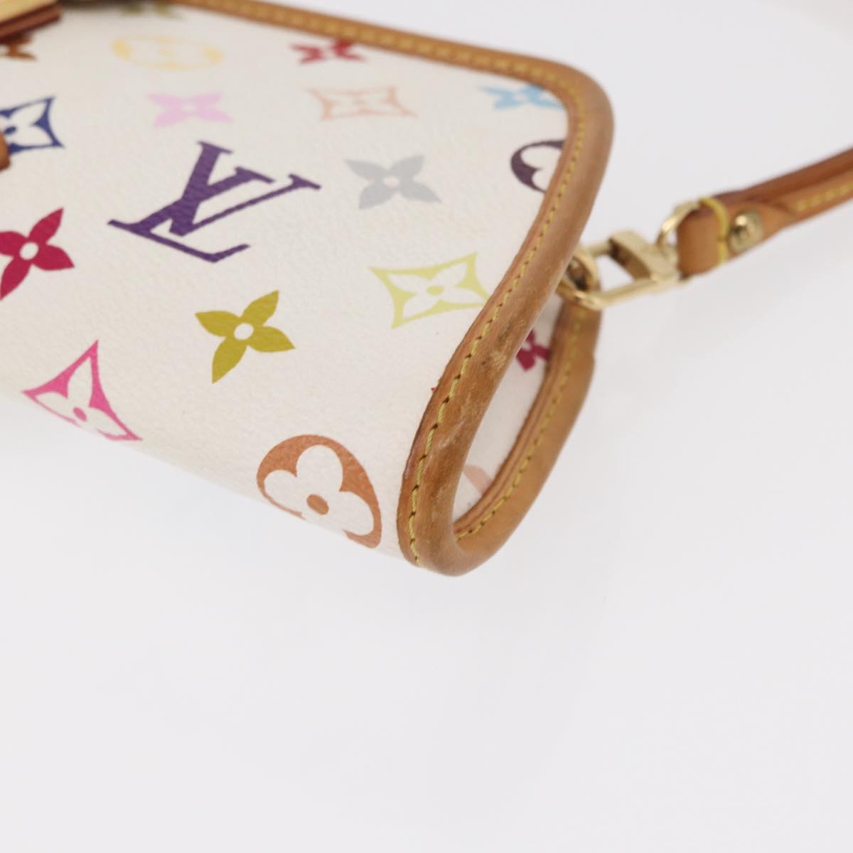 LOUIS VUITTON Monogram Multicolor Shirley Bag White M40049 LV Auth 134364AV