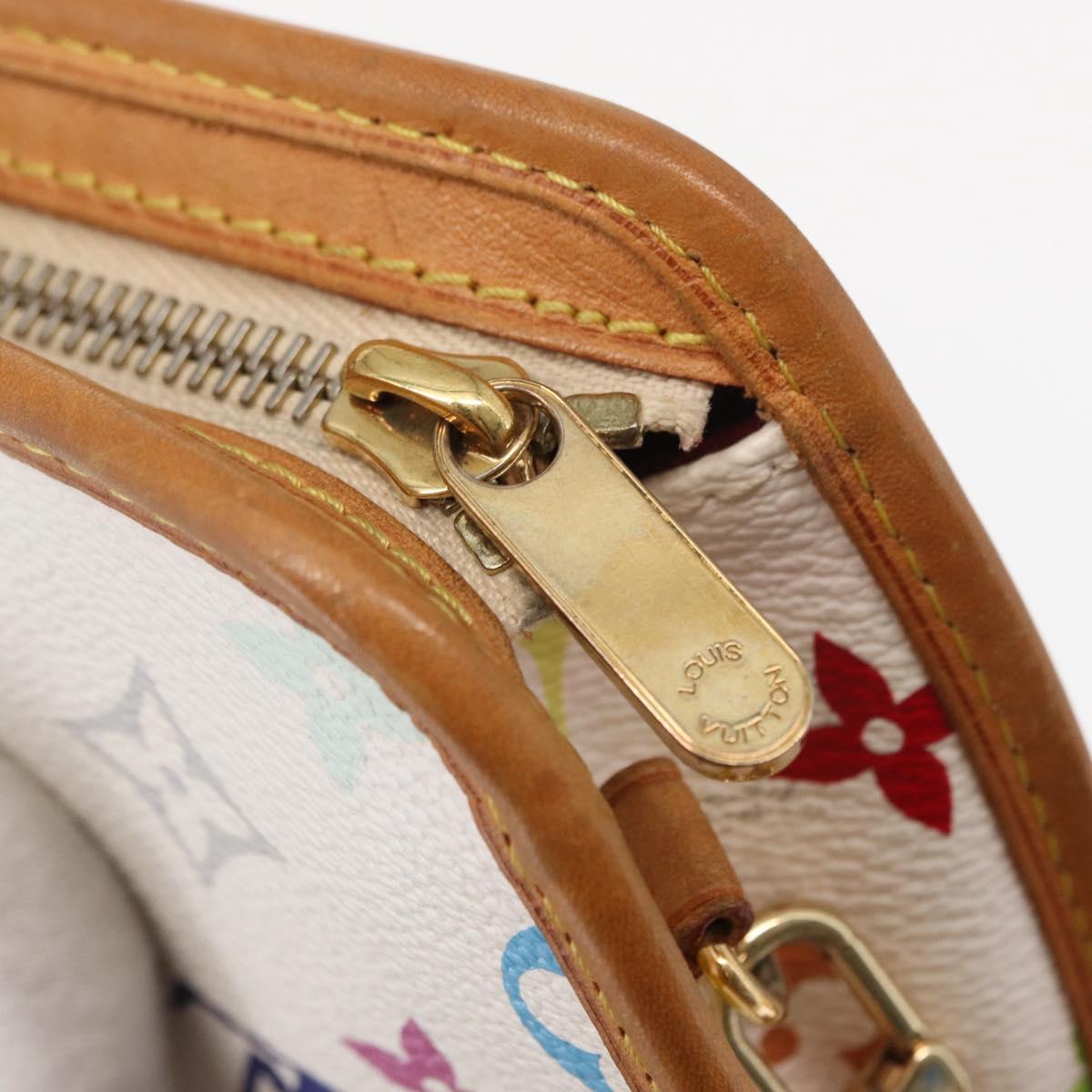 LOUIS VUITTON Monogram Multicolor Shirley Bag White M40049 LV Auth 134364AV