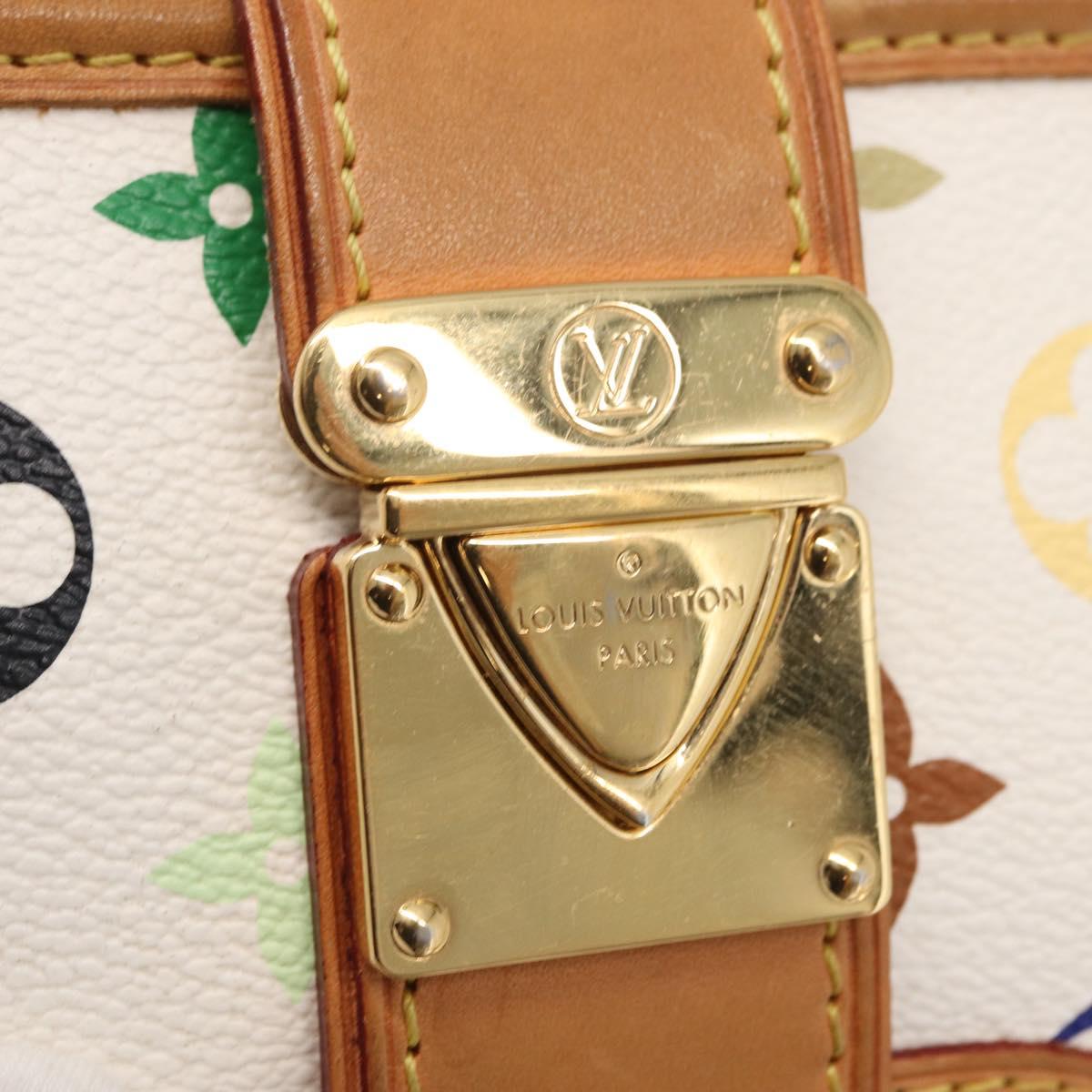 LOUIS VUITTON Monogram Multicolor Shirley Bag White M40049 LV Auth 134364AV