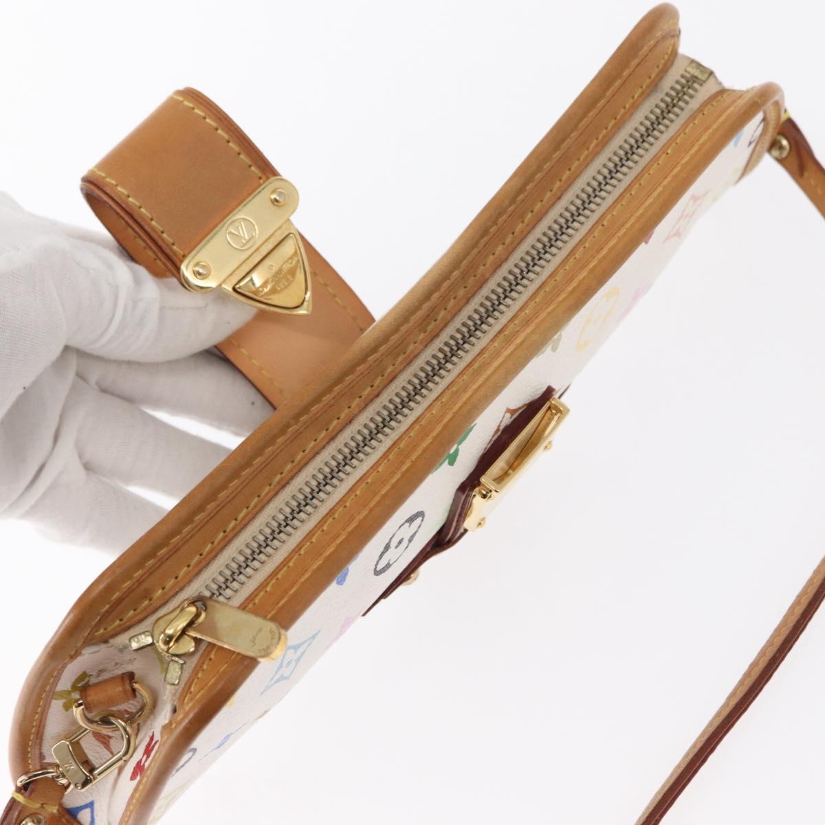 LOUIS VUITTON Monogram Multicolor Shirley Bag White M40049 LV Auth 134364AV