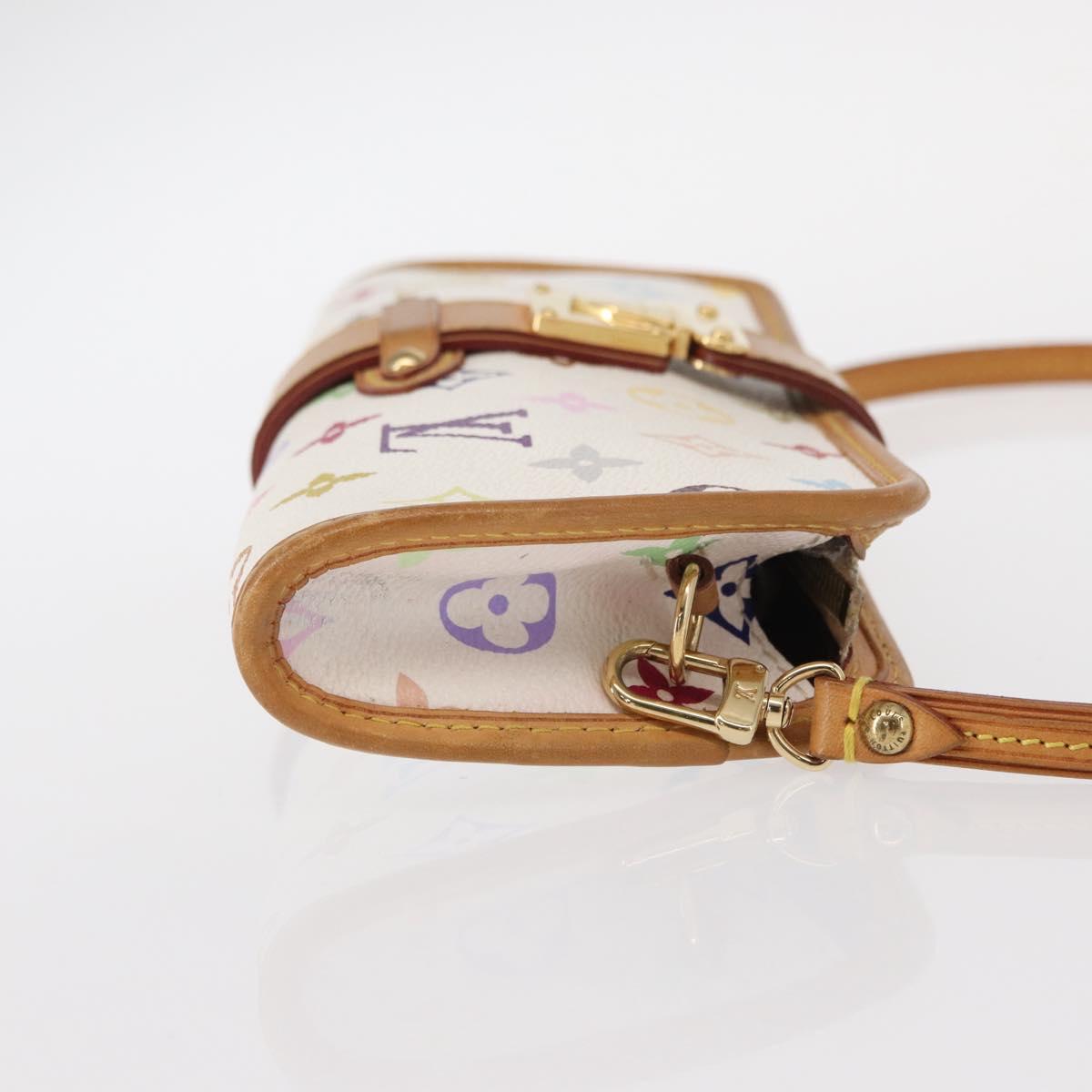 LOUIS VUITTON Monogram Multicolor Shirley Bag White M40049 LV Auth 134364AV