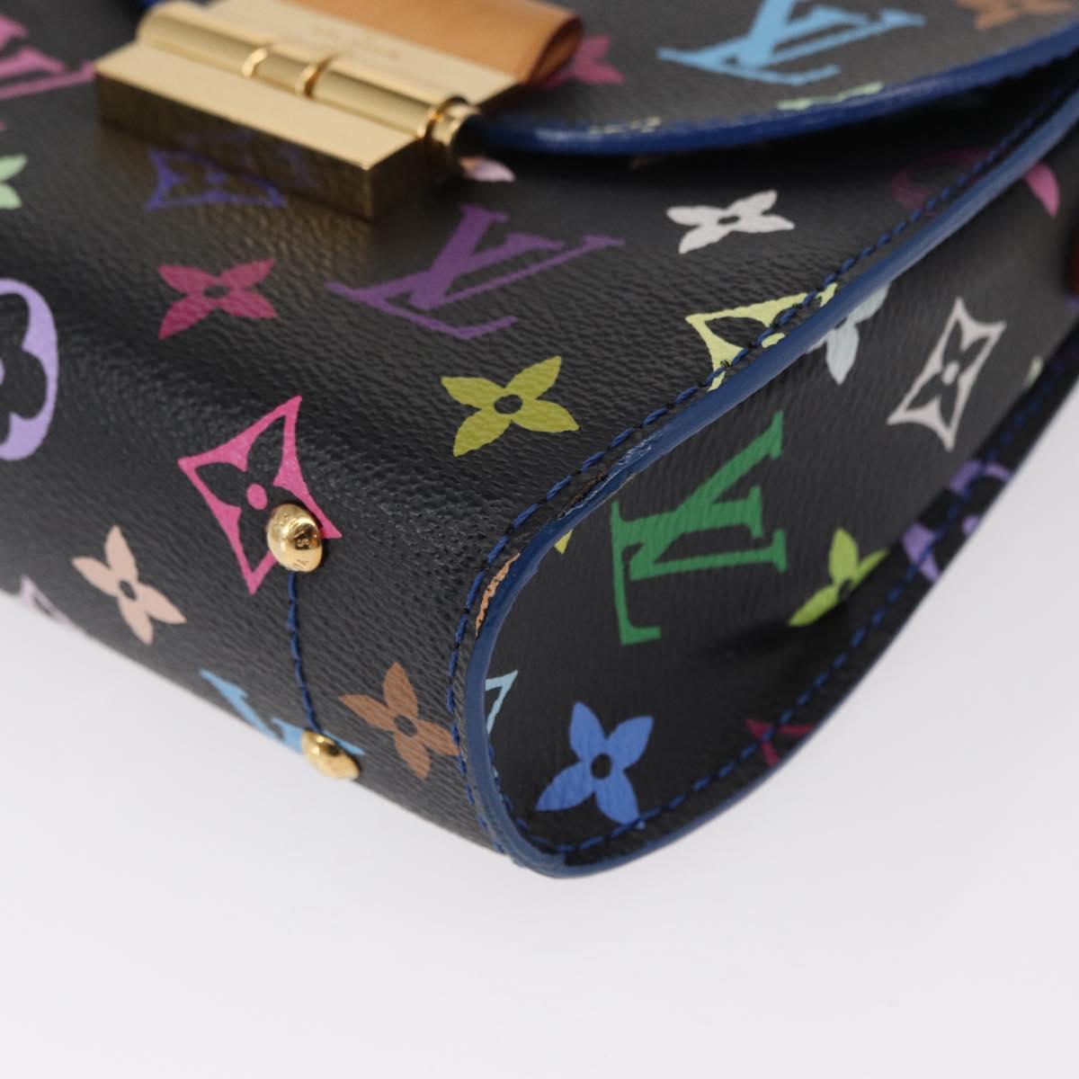 LOUIS VUITTON Multicolor Heart Breaker Shoulder Bag Black M40659 Auth 134366SAV