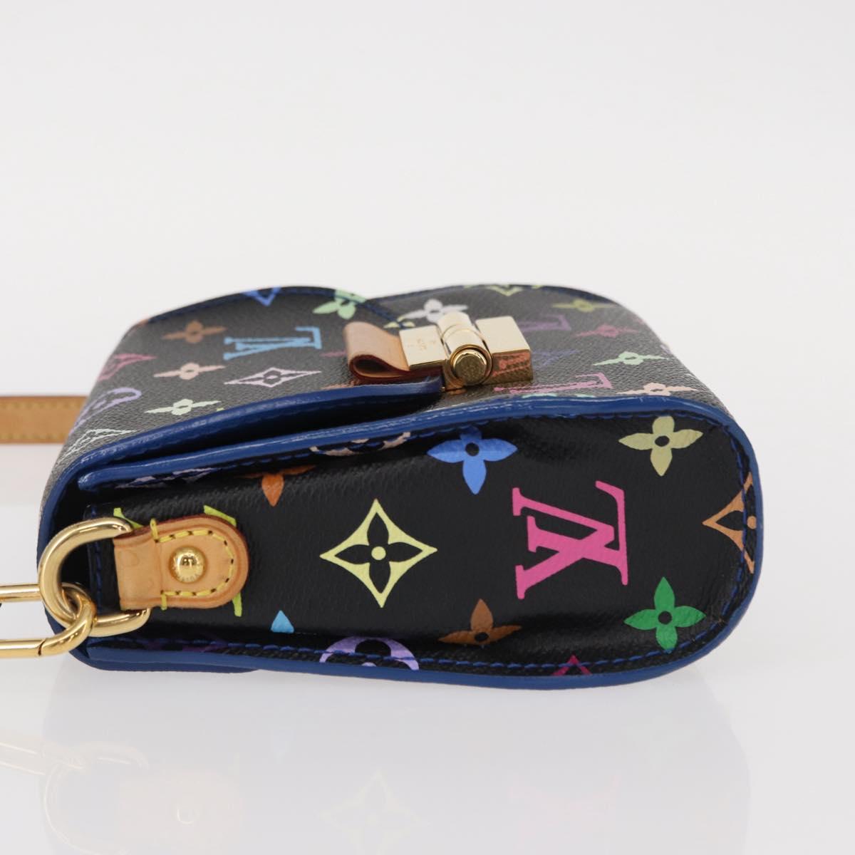 LOUIS VUITTON Multicolor Heart Breaker Shoulder Bag Black M40659 Auth 134366SAV