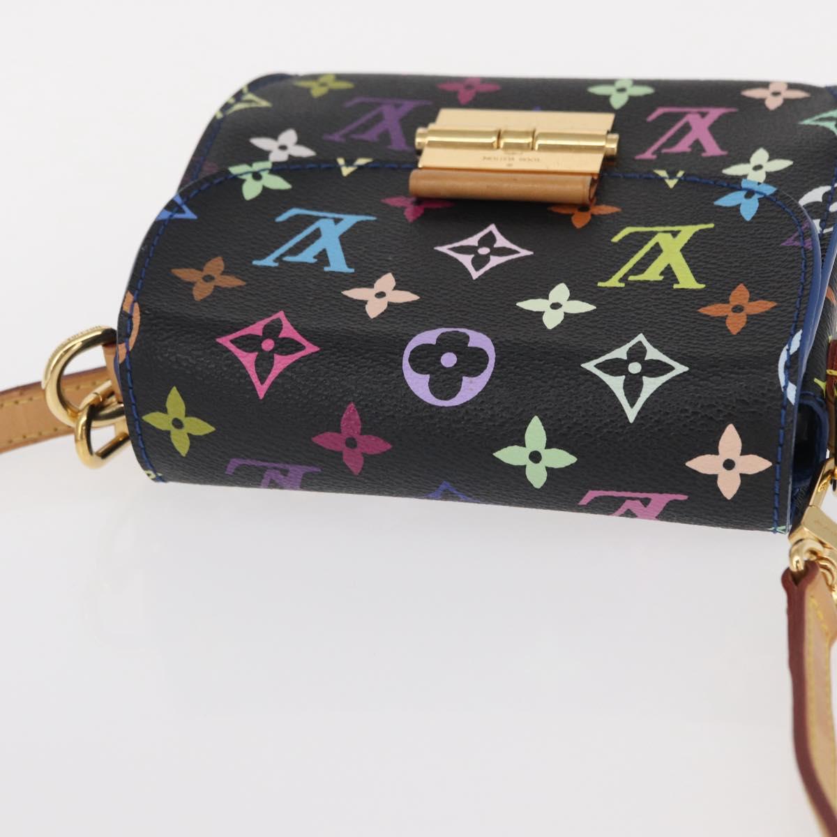 LOUIS VUITTON Multicolor Heart Breaker Shoulder Bag Black M40659 Auth 134366SAV