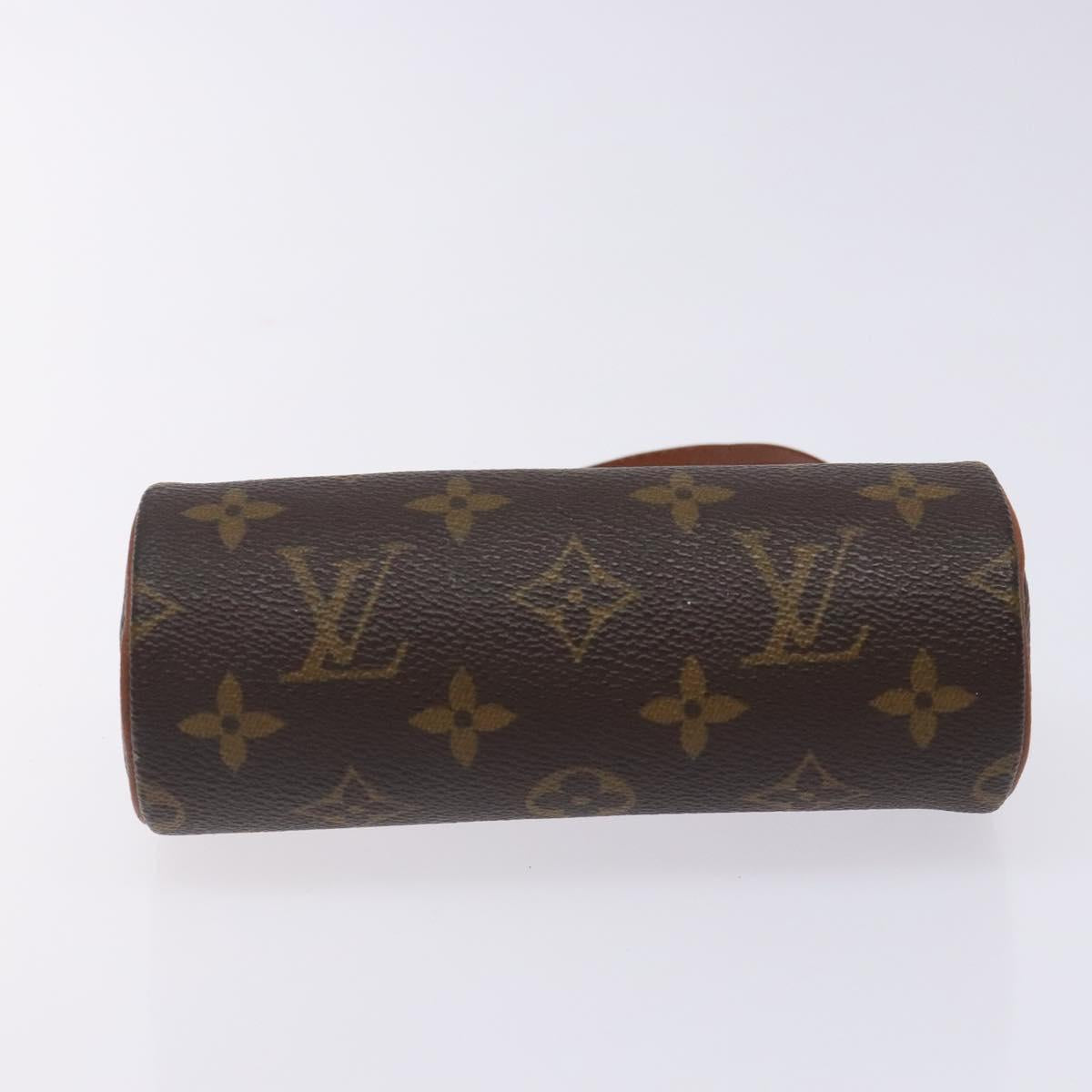 LOUIS VUITTON Monogram Papillon Pouch LV Auth 134376