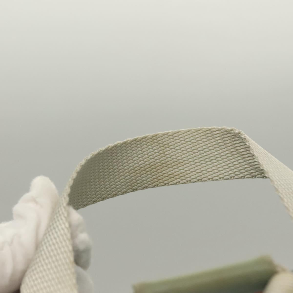 PRADA Backpack Nylon Light Blue Silver Auth 134383