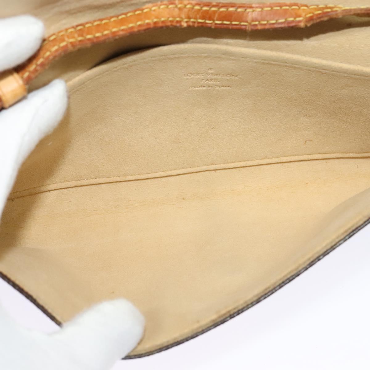 LOUIS VUITTON Monogram Pochette Twin GM Shoulder Bag M51852 LV Auth 134386