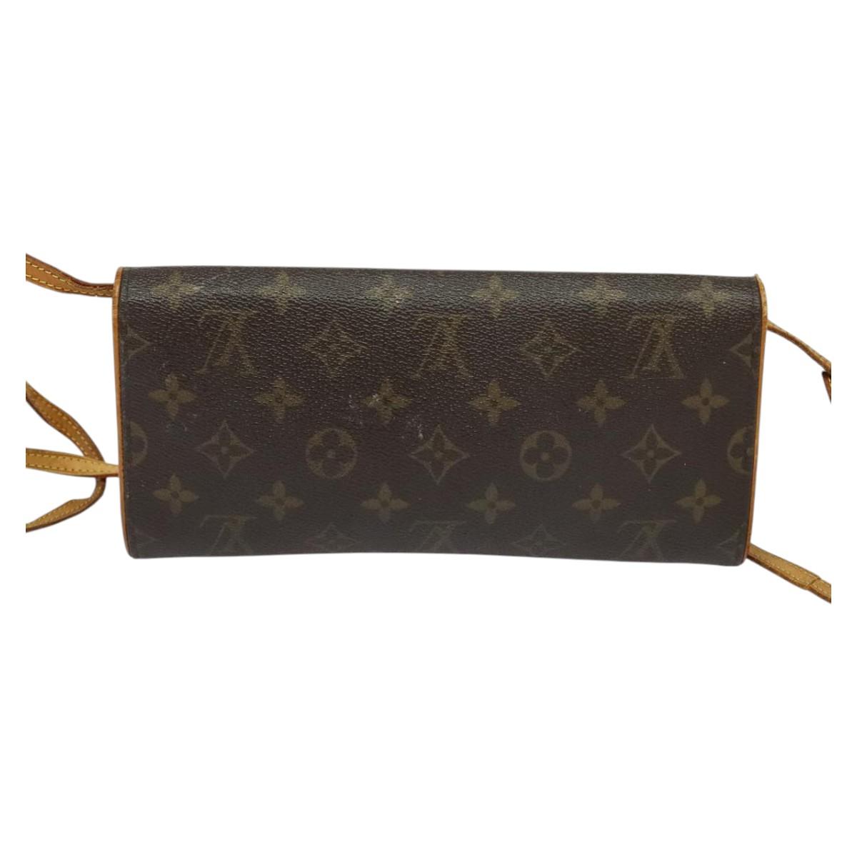 LOUIS VUITTON Monogram Pochette Twin GM Shoulder Bag M51852 LV Auth 134386