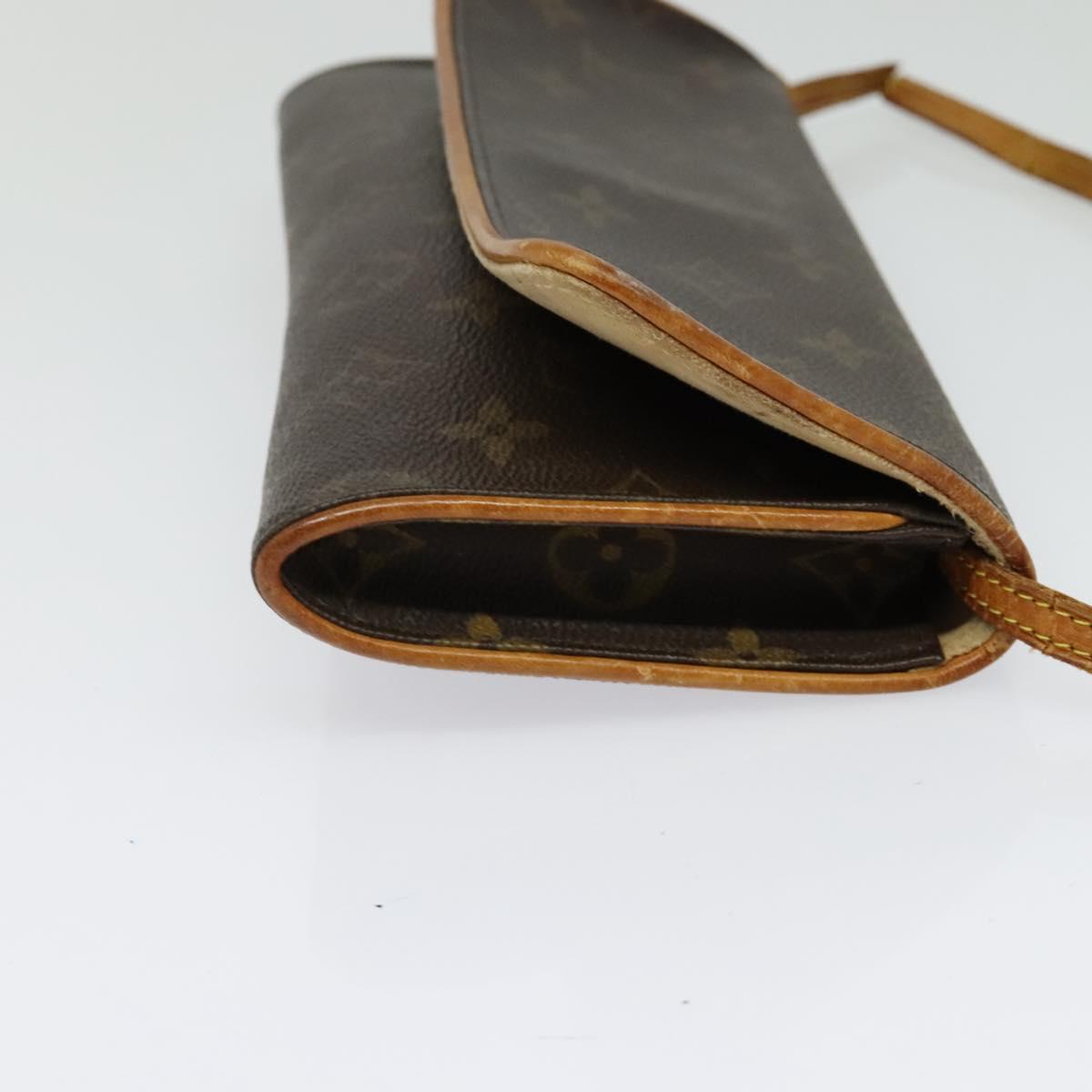 LOUIS VUITTON Monogram Pochette Twin GM Shoulder Bag M51852 LV Auth 134386