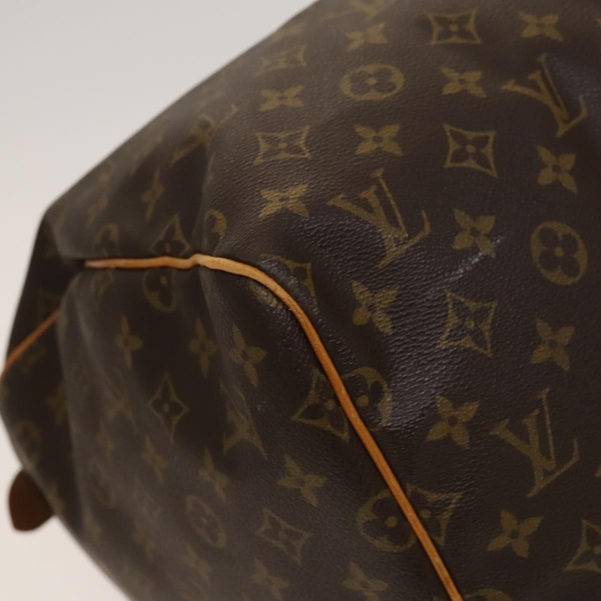 LOUIS VUITTON Monogram Keepall 55 Boston Bag M41424 LV Auth 134390A