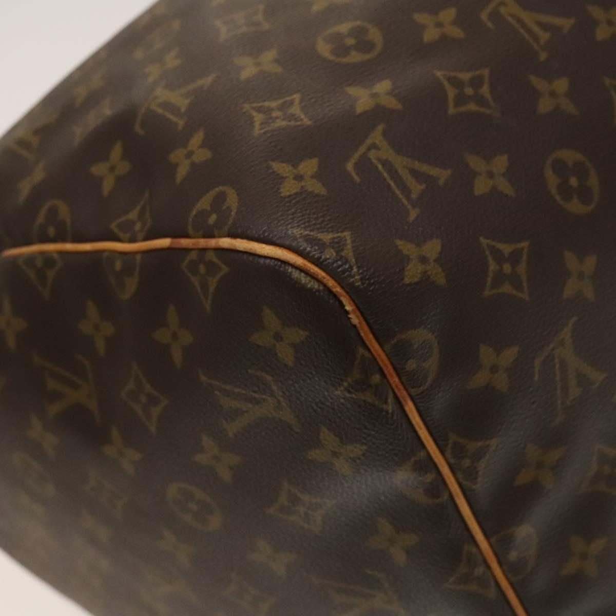 LOUIS VUITTON Monogram Keepall 55 Boston Bag M41424 LV Auth 134390A