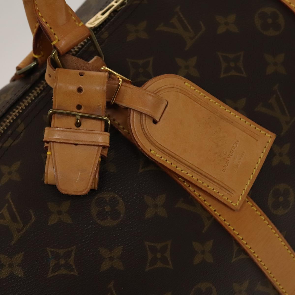 LOUIS VUITTON Monogram Keepall 55 Boston Bag M41424 LV Auth 134390A