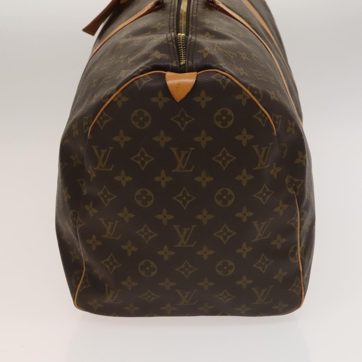LOUIS VUITTON Monogram Keepall 55 Boston Bag M41424 LV Auth 134390A