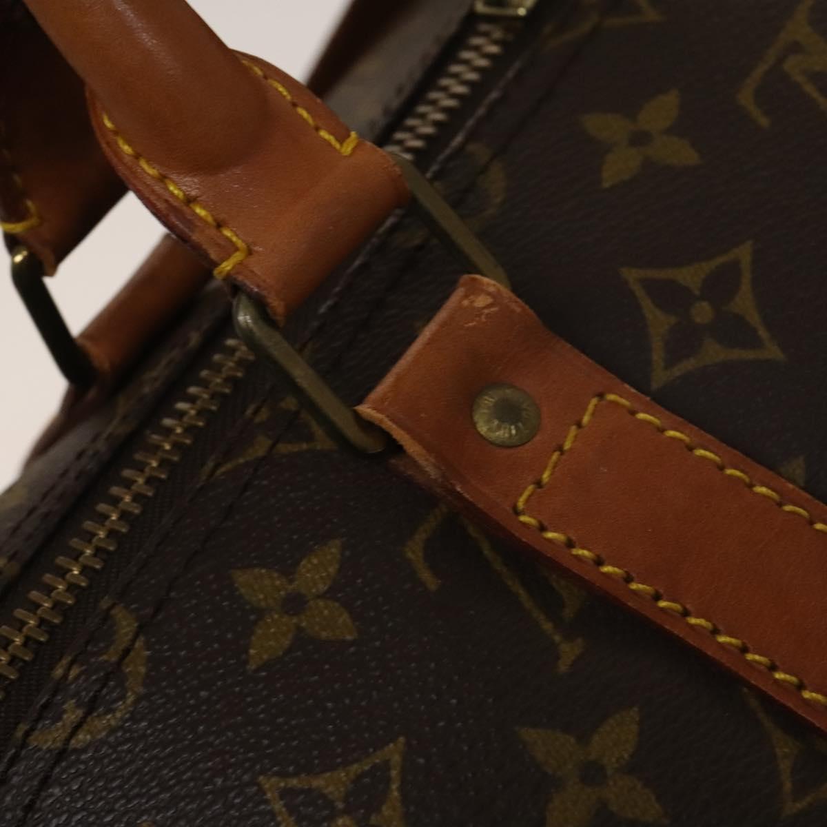 LOUIS VUITTON Monogram Keepall 55 Boston Bag M41424 LV Auth 134396