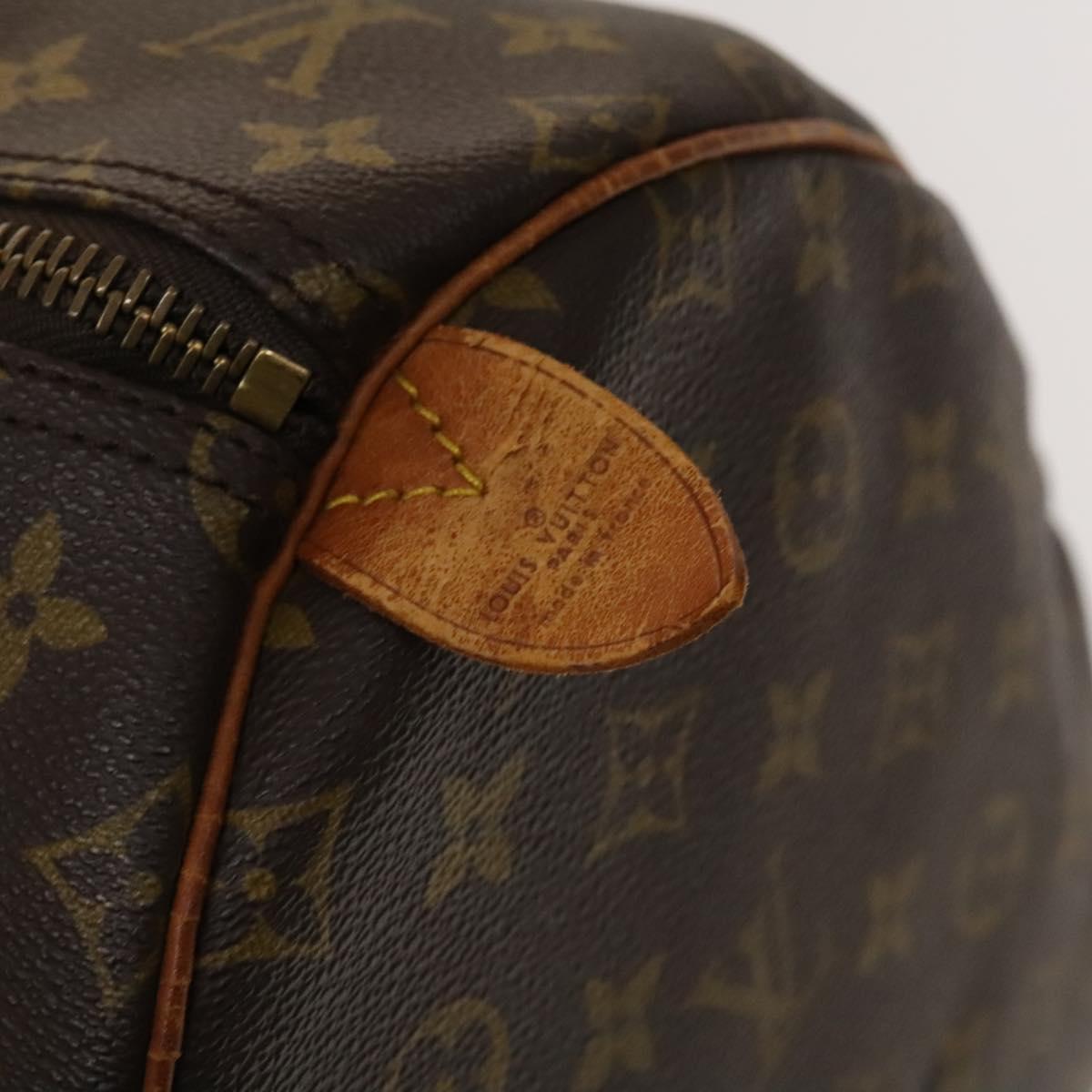 LOUIS VUITTON Monogram Keepall 55 Boston Bag M41424 LV Auth 134396
