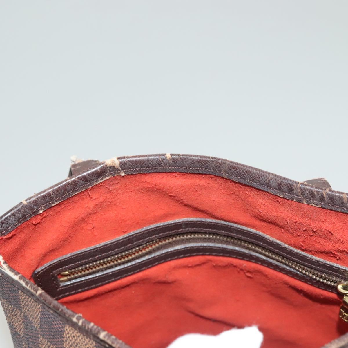 LOUIS VUITTON Damier Ebene Marais Shoulder Bag N42240 LV Auth 134398