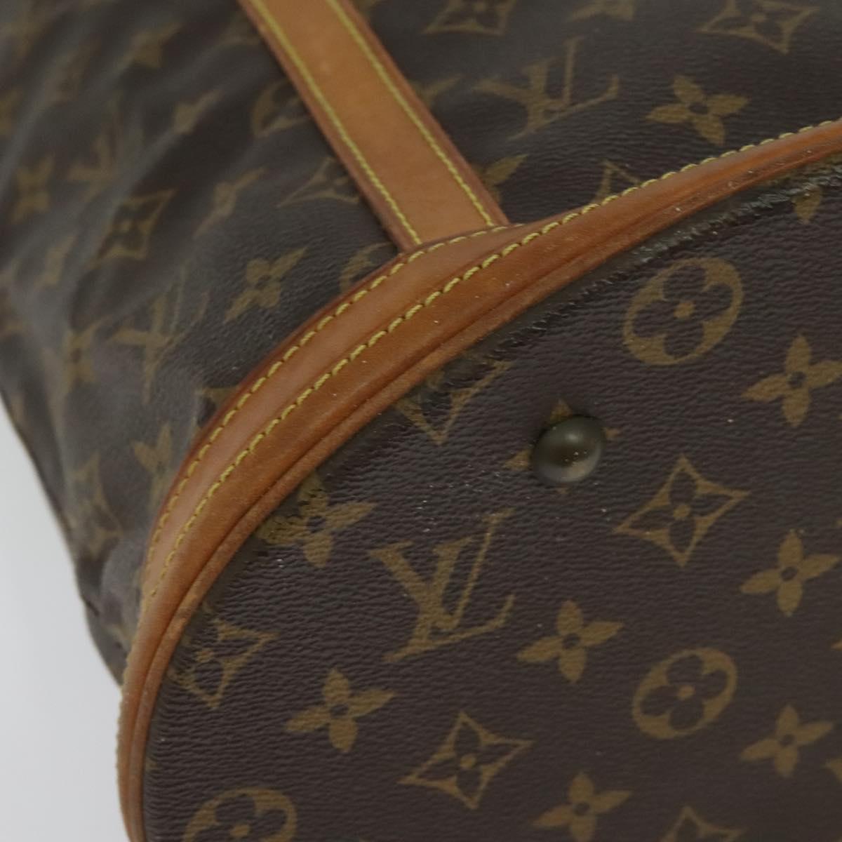 LOUIS VUITTON Monogram Bucket GM Shoulder Bag M42236 LV Auth 134411