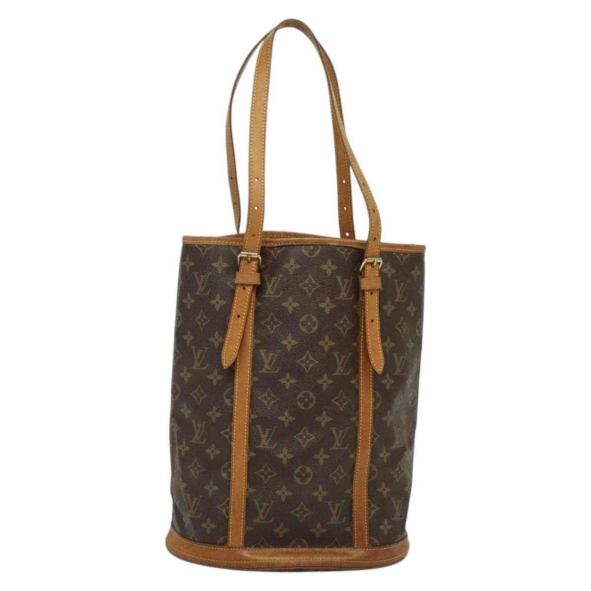 LOUIS VUITTON Monogram Bucket GM Shoulder Bag M42236 LV Auth 134411