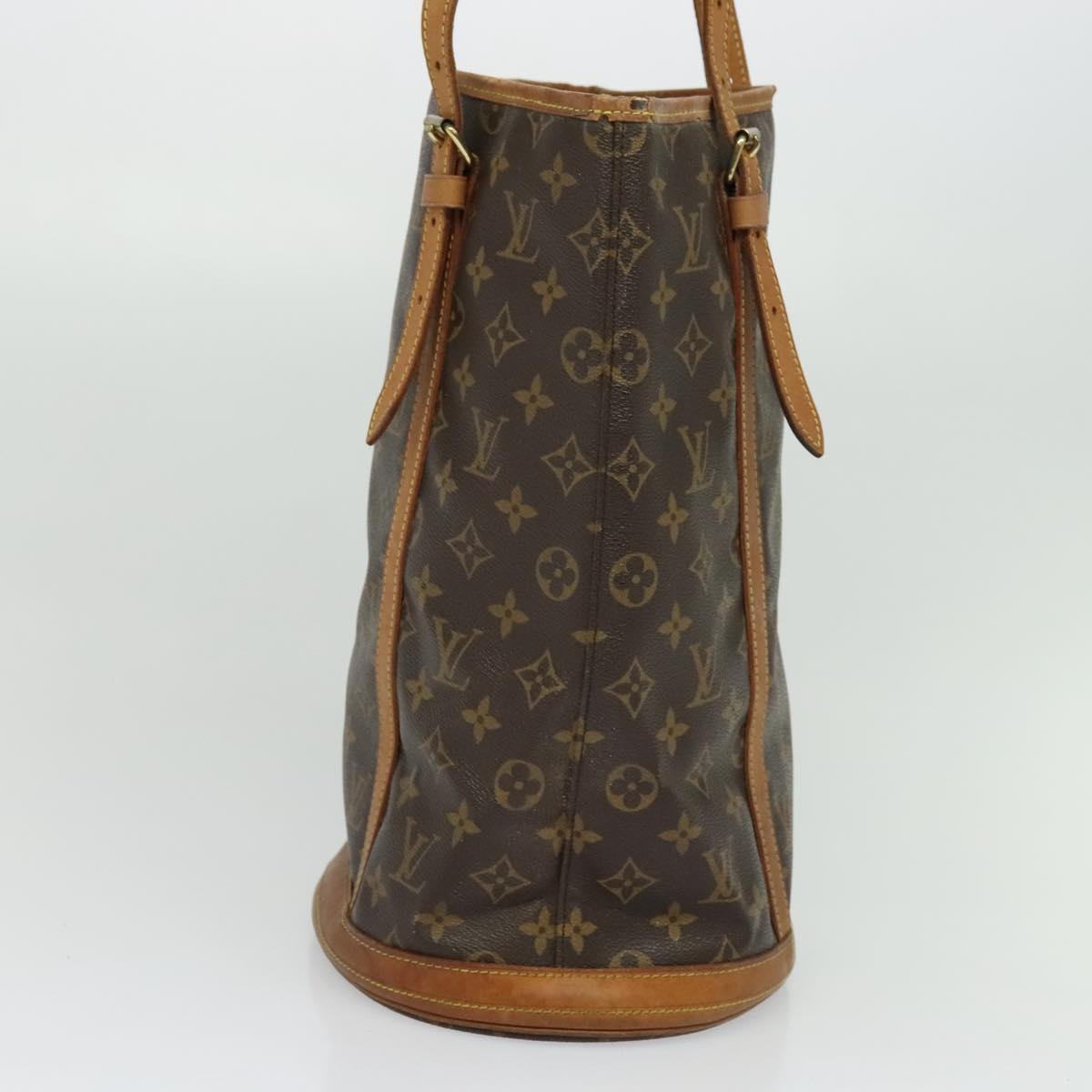 LOUIS VUITTON Monogram Bucket GM Shoulder Bag M42236 LV Auth 134411