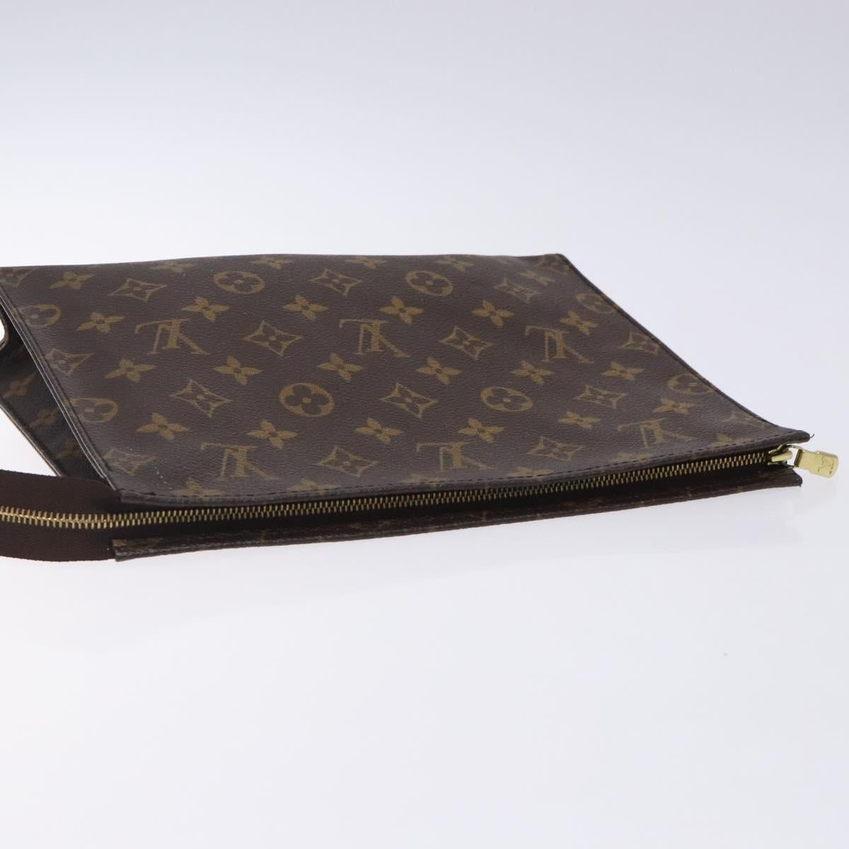 LOUIS VUITTON Monogram Poche Toilette 26 Pouch M47542 LV Auth 134418