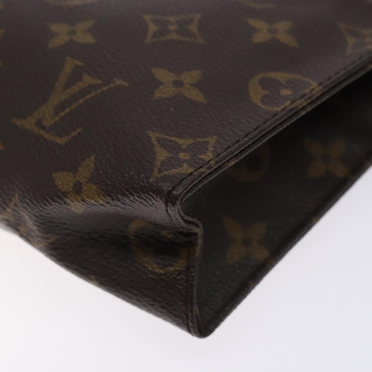LOUIS VUITTON Monogram Poche Toilette 26 Pouch M47542 LV Auth 134418