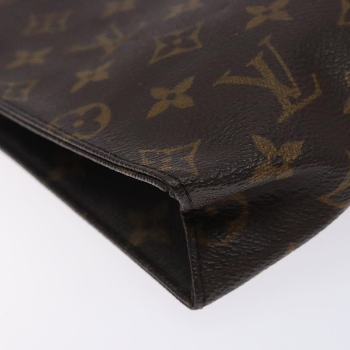 LOUIS VUITTON Monogram Poche Toilette 26 Pouch M47542 LV Auth 134418