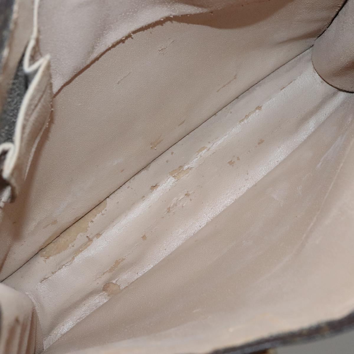 LOUIS VUITTON Monogram Sac Plat Hand Bag M51140 LV Auth 134427