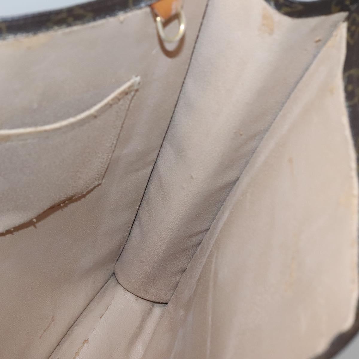 LOUIS VUITTON Monogram Sac Plat Hand Bag M51140 LV Auth 134427