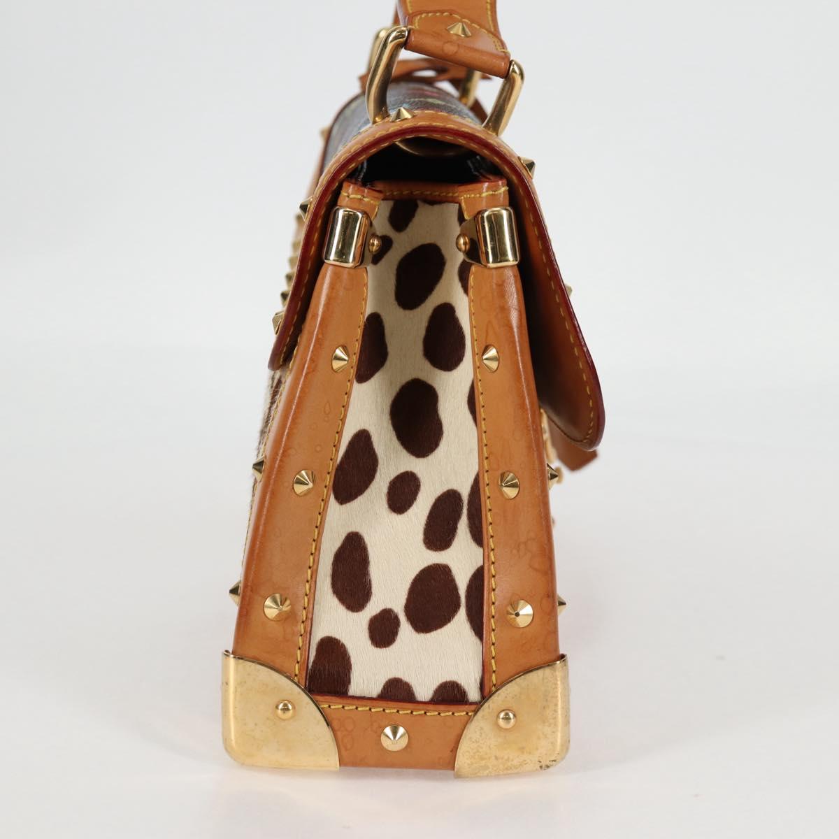 LOUIS VUITTON Monogram Multicolor Sac Dalmatian Bag Black M92825 LV Auth 134462V