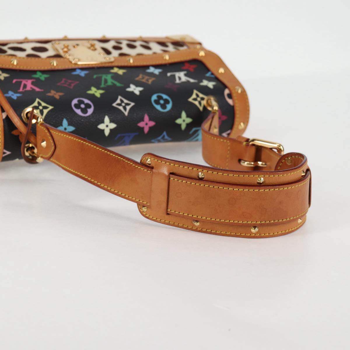 LOUIS VUITTON Monogram Multicolor Sac Dalmatian Bag Black M92825 LV Auth 134462V