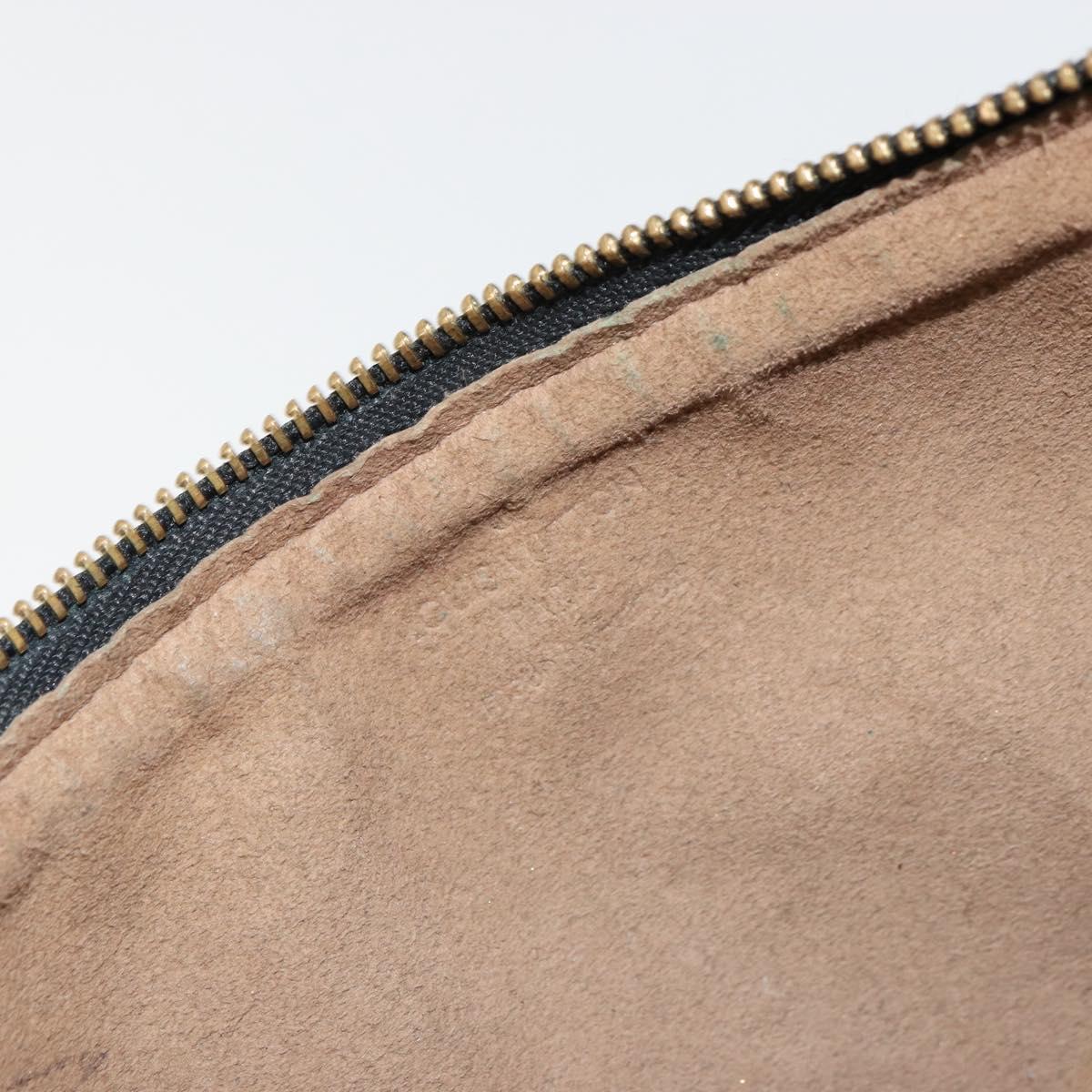 LOUIS VUITTON Monogram Multicolor Pochette GM Pouch Black M60027 LV Auth 134468