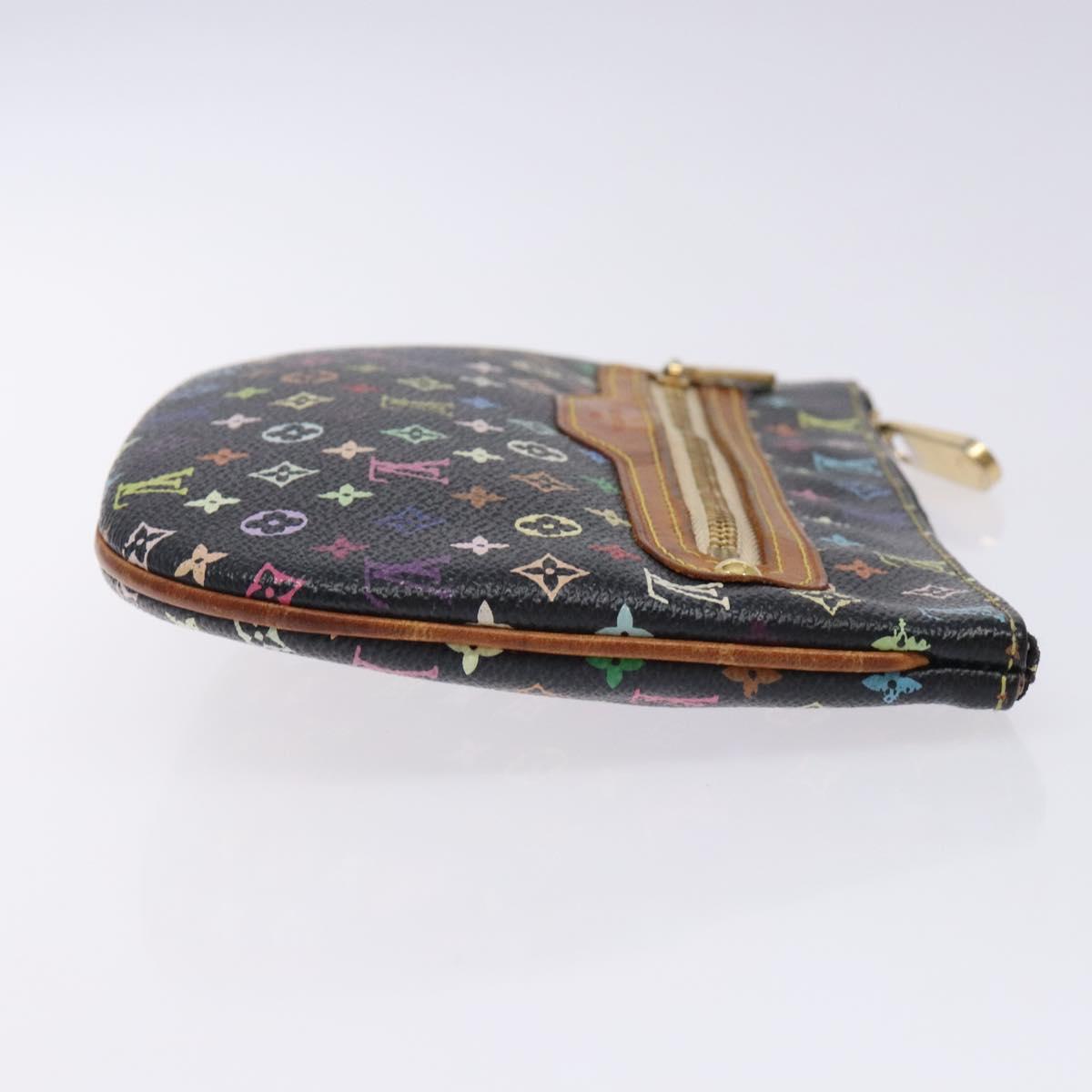 LOUIS VUITTON Monogram Multicolor Pochette GM Pouch Black M60027 LV Auth 134468