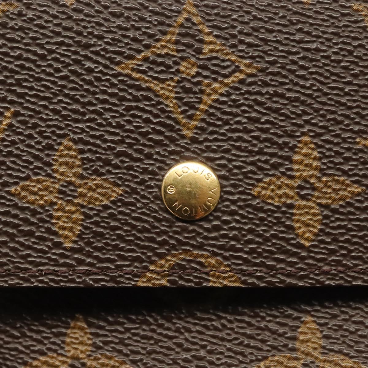 LOUIS VUITTON Monogram Portefeuille International Wallet M61217 Auth 134470