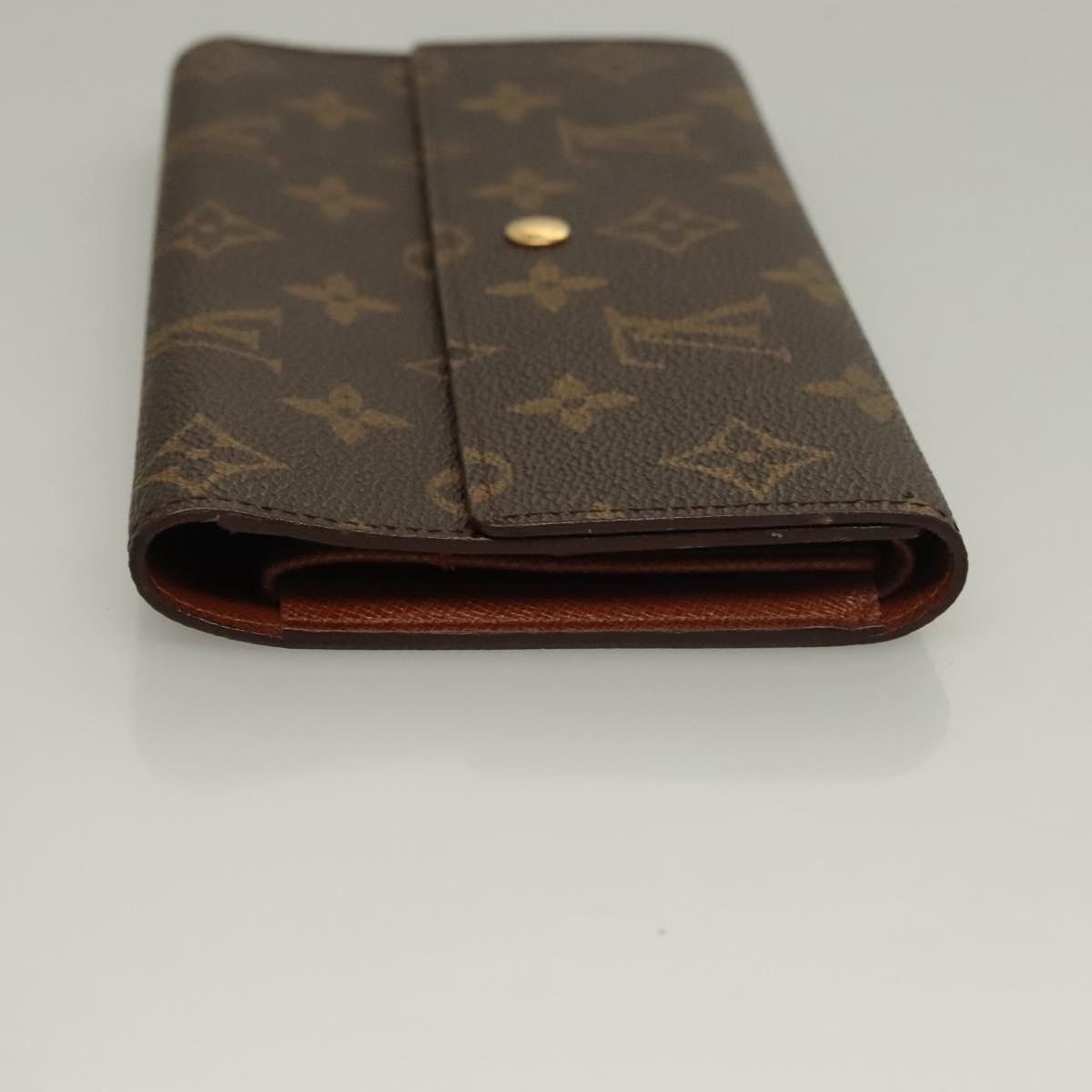 LOUIS VUITTON Monogram Portefeuille International Wallet M61217 Auth 134470