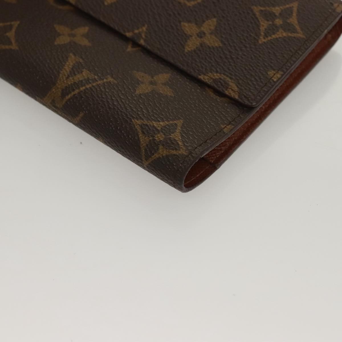LOUIS VUITTON Monogram Portefeuille International Wallet M61217 Auth 134470
