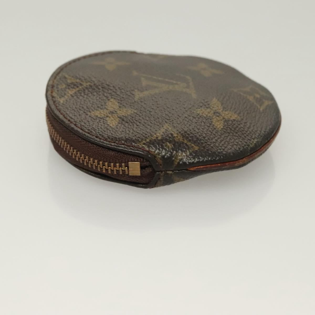 LOUIS VUITTON Monogram Coin Purse 2Set LV Auth 134472