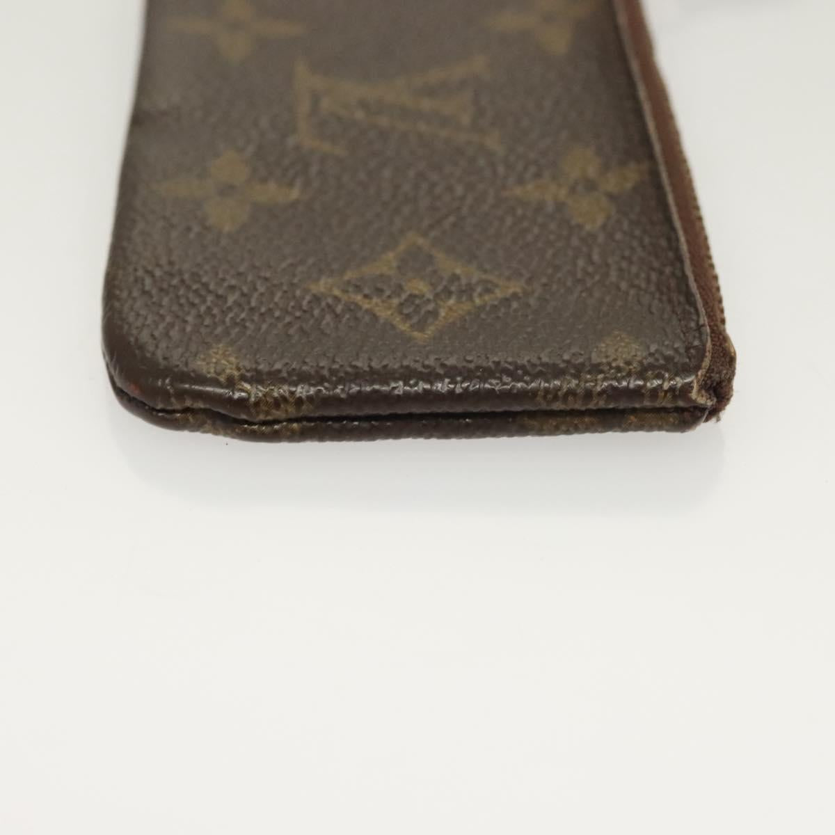LOUIS VUITTON Monogram Coin Purse 2Set LV Auth 134472