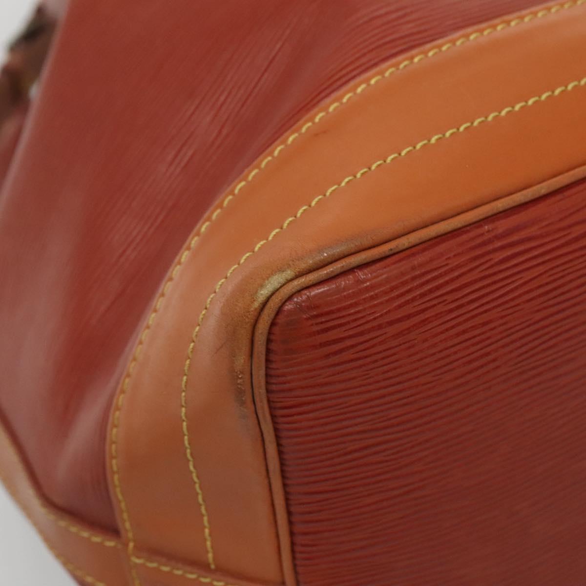 LOUIS VUITTON Epi Noe Shoulder Bag Zipangu Gold M44008 LV Auth 134474
