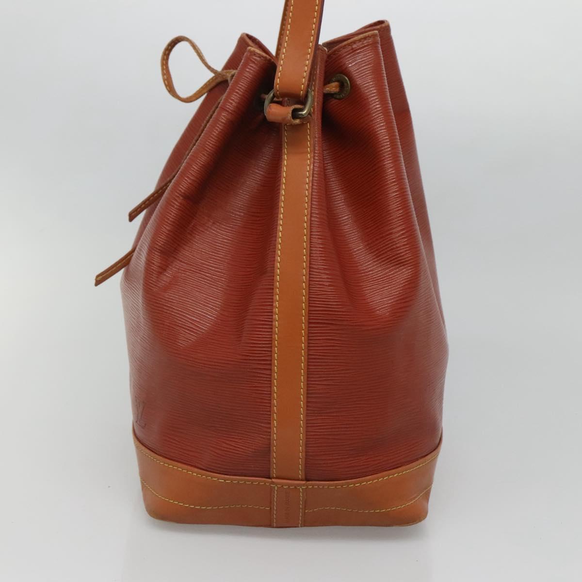 LOUIS VUITTON Epi Noe Shoulder Bag Zipangu Gold M44008 LV Auth 134474