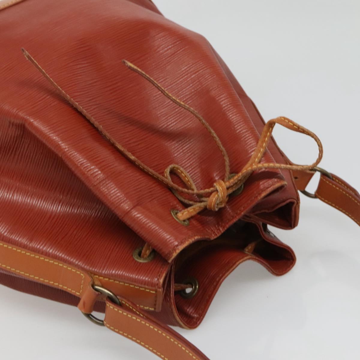 LOUIS VUITTON Epi Noe Shoulder Bag Zipangu Gold M44008 LV Auth 134474
