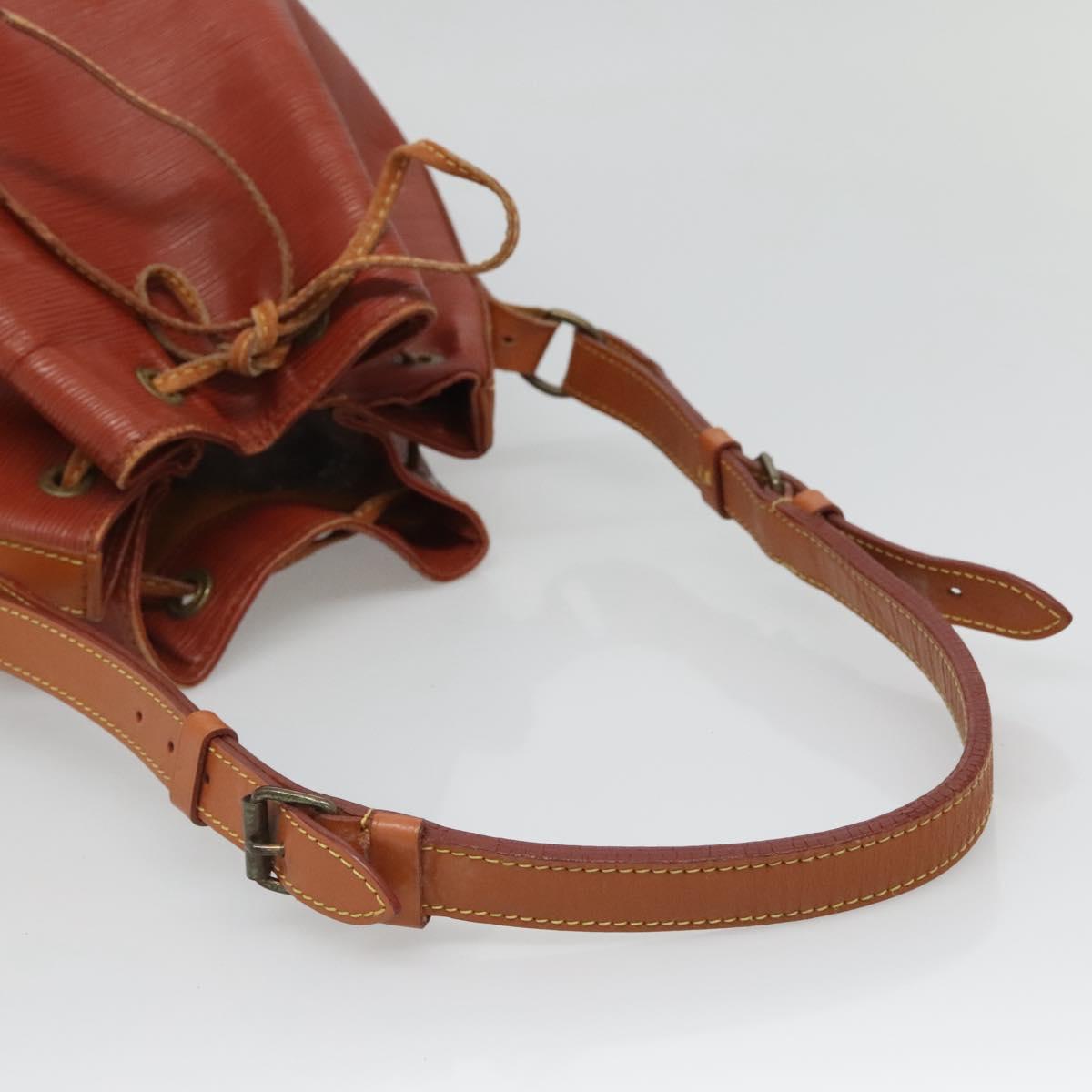 LOUIS VUITTON Epi Noe Shoulder Bag Zipangu Gold M44008 LV Auth 134474