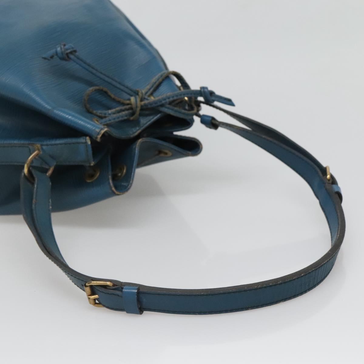 LOUIS VUITTON Epi Noe Shoulder Bag Toledo Blue M44005 LV Auth 134498