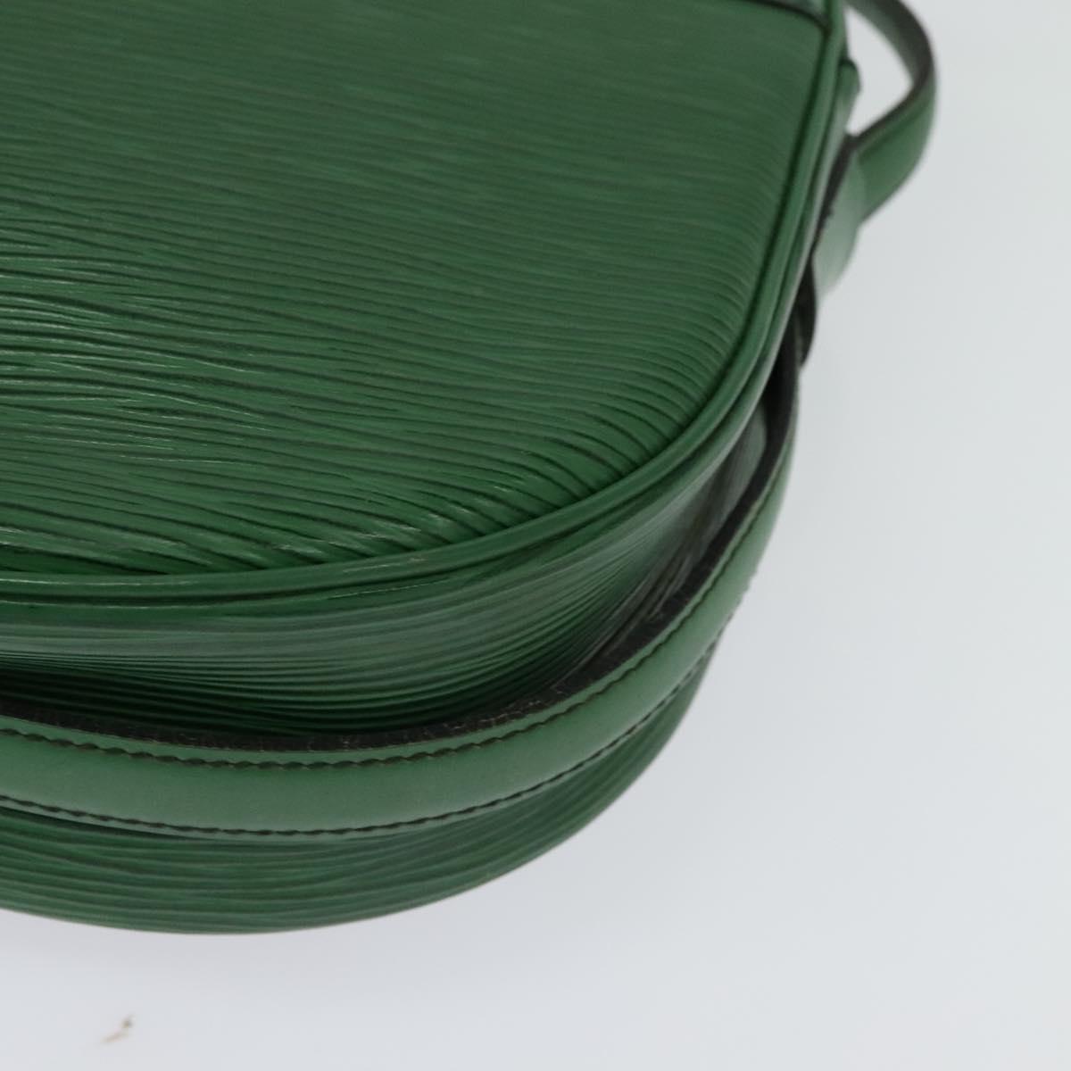 LOUIS VUITTON Epi Jeune Fille MM Shoulder Bag Green M52154 LV Auth 134501